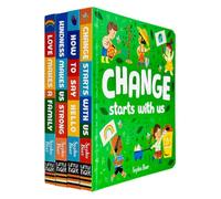 My First Behaviour and Manners Library 4 Books Collection Set by Sophie Beer (Change Starts With Us, Love Makes a Family, Kindness Makes Us Strong & How to say Hello)