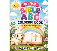 My First Bible ABC Coloring Book for Preschoolers