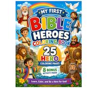 My First Bible Heroes: Learn, Color and be Hero for God
