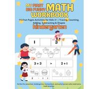 My First Big Funny Math Workbook: 113 Fun Pages Activities for Kids 3+ | Tracing, Counting, Adding, Subtracting & Shapes