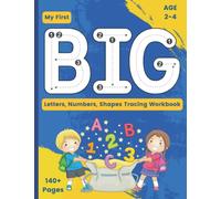 My First BIG letters, Numbers, Shapes Tracing Workbook - Learn to Trace Alphabet Letters and Numbers from 0 to 20 | ABC Tracing Workbook for ... | Large Sized Letters, Numbers and Shapes