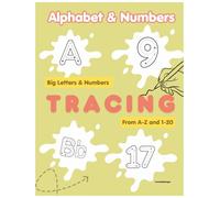 My First Big Tracing Book: Alphabet and Numbers from 1-20 for Toddlers Ages 2-5 Easy Handwriting Practice Early Learning for Toddlers: Learn ABCs and ... Easy Handwriting Practice (P R E S C H O O L)