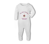 My First Birthday Personalised Name and Date for Girl Cute - Baby Romper Suit - New Born