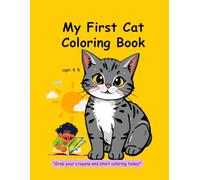 my first cat coloring book: 28 cute cat illustration