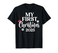 My First Christmas 2025 Xmas Snowflake Family Matching T-Shirt