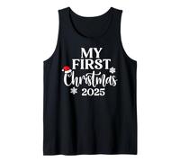 My First Christmas 2025 Xmas Snowflake Family Matching Tank Top