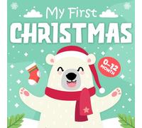 My First Christmas Baby Boy 0-12 Months: High-contrast Book for New Baby, Words Learning with Cute & Simple Images for Infants To Develop Babies Eyesights (1 Christmas Gifts for New Baby)