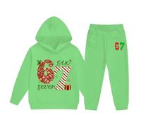 My First Christmas Baby Girl Outfit Cargo Jogger Set Long Sleeve Fleece White Plain Toddler Linen Purple Zip-Up Thanksgiving Orange