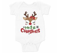 My First Christmas Baby Vest - Newborn Christmas Vest, 1st Christmas Baby Outfit, Baby Christmas Costume, Baby's First Christmas Style 7