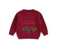 My First Christmas Knitwear Sweater Toddler Baby Pullover Jumper Tops