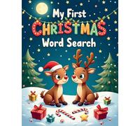 My First Christmas Word Search: 50 Simple and Festive Puzzles for Early Readers plus 10 Bonus Coloring Pages!