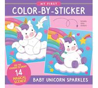 My First Color-by-Sticker Book - Baby Unicorn Sparkles