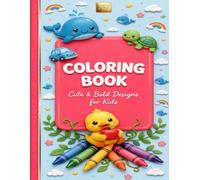 My First Coloring Book for Kids Ages 2-7: Fun and Easy Animals, Stars, Ice Cream, Trees, Houses & More | Simple Coloring Pages for Toddlers and Preschoolers