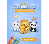 My First Coloring Book with Cute Animals