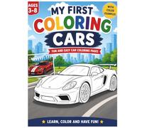 MY FIRST COLORING CARS: WITH COLOR EXEMPLES (Little Explorers Discoveries)