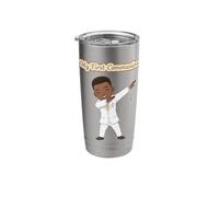 My First Communion Dabbing African American Black Boy Stainless Steel Insulated Tumbler