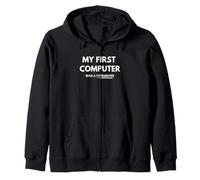 My First Computer Was A Typewriter Zip Hoodie