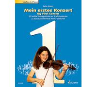 My First Concert - 22 Easy Concert Pieces from 5 Centuries - violin and piano - score and part - ( ED 22069 )