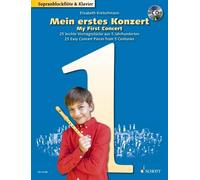 My First Concert descant recorder and piano (very easy - easy) with CD 25 Easy C