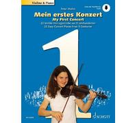 My First Concert violin and piano (easy) with Online material 22 Easy Concert Pi