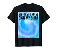 My First Cruise 2025 Sign My Shirt Boys Kids Tie Dye Cruise T-Shirt