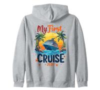 My First Cruise 2026 Family Cruising Together Vacation Zip Hoodie