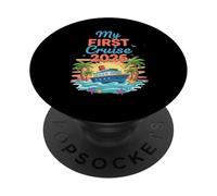 My First Cruise 2026 Family Cruising Vacation Kids PopSockets Adhesive PopGrip