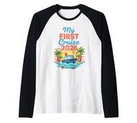 My First Cruise 2026 Family Cruising Vacation Kids Raglan Baseball Tee