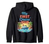 My First Cruise 2026 Family Cruising Vacation Kids Zip Hoodie