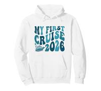 My First Cruise 2026 Funny First Time Cruise Vacation 2026 Pullover Hoodie