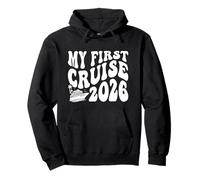 My First Cruise 2026 Funny First Time Cruise Vacation 2026 Pullover Hoodie