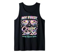 My First Cruise 2026 Funny First Time Cruise Vacation Tank Top