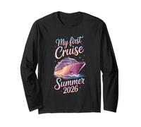 My First Cruise 2026 Summer Ship Family Vacation Long Sleeve T-Shirt