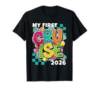 My First Cruise 2026 Tropical Family Vacation Matching Girl T-Shirt