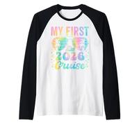 My First Cruise 2026 Vacation Matching Family Cruise Ship Raglan Baseball Tee