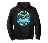 My First Cruise Alaska 2026 Northern Lights Cruisin Alaska Pullover Hoodie