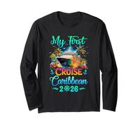 My First Cruise Caribbean 2026 Family Trip Cruisin Together Long Sleeve T-Shirt