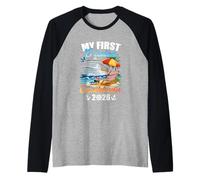 My First Cruise Caribbean 2026 Family Vacation Trip Matching Raglan Baseball Tee