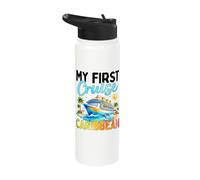 My First Cruise Caribbean Stainless Steel Insulated Water Bottle