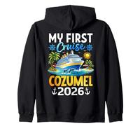 My First Cruise Cozumel 2026 Mexico Cruise Vacation Zip Hoodie