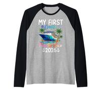 My First Cruise Puerto Rico 2026 Raglan Baseball Tee