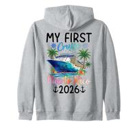 My First Cruise Puerto Rico 2026 Vacation Zip Hoodie