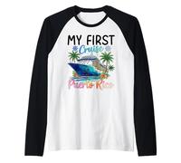 My First Cruise Puerto Rico Vacation Raglan Baseball Tee