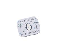 My First Curl My First Tooth Baby's Trinket Box Mini Keepsake Tin