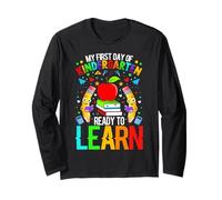 My First Day of Kindergarten - Ready to Learn Long Sleeve T-Shirt