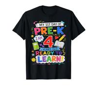 My First Day of Pre-K 4 Years Old Back to School T-Shirt
