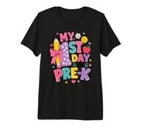 My First Day of Pre Kindergarten Coquette Bow Premium T-Shirt