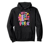 My First Day of Pre Kindergarten Coquette Bow Pullover Hoodie