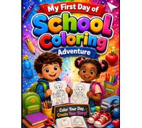 My First Day of School Coloring Adventure: School Friends, Classrooms, and Fun to Color