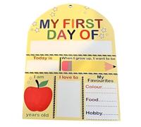 My First Day of School Nursery or Anything Wooden Board Sign, Made by Buttons and Bows Kettering